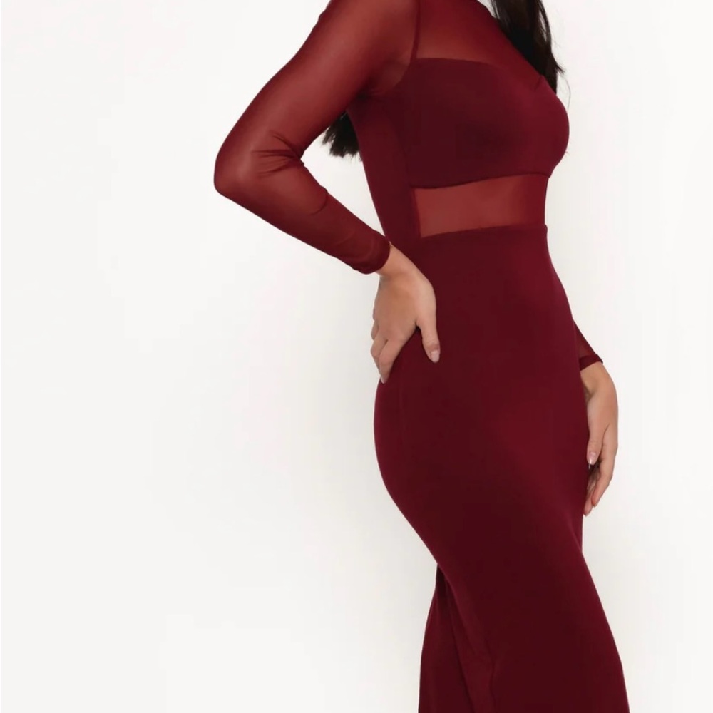 FARROW LONG SLEEVEMIDI
DRESS - WINE - Picture 8 of 8